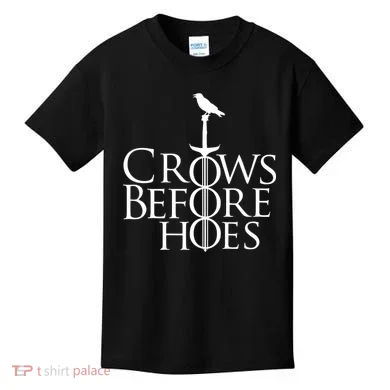 Crows Before Hoes Kids T-Shirt