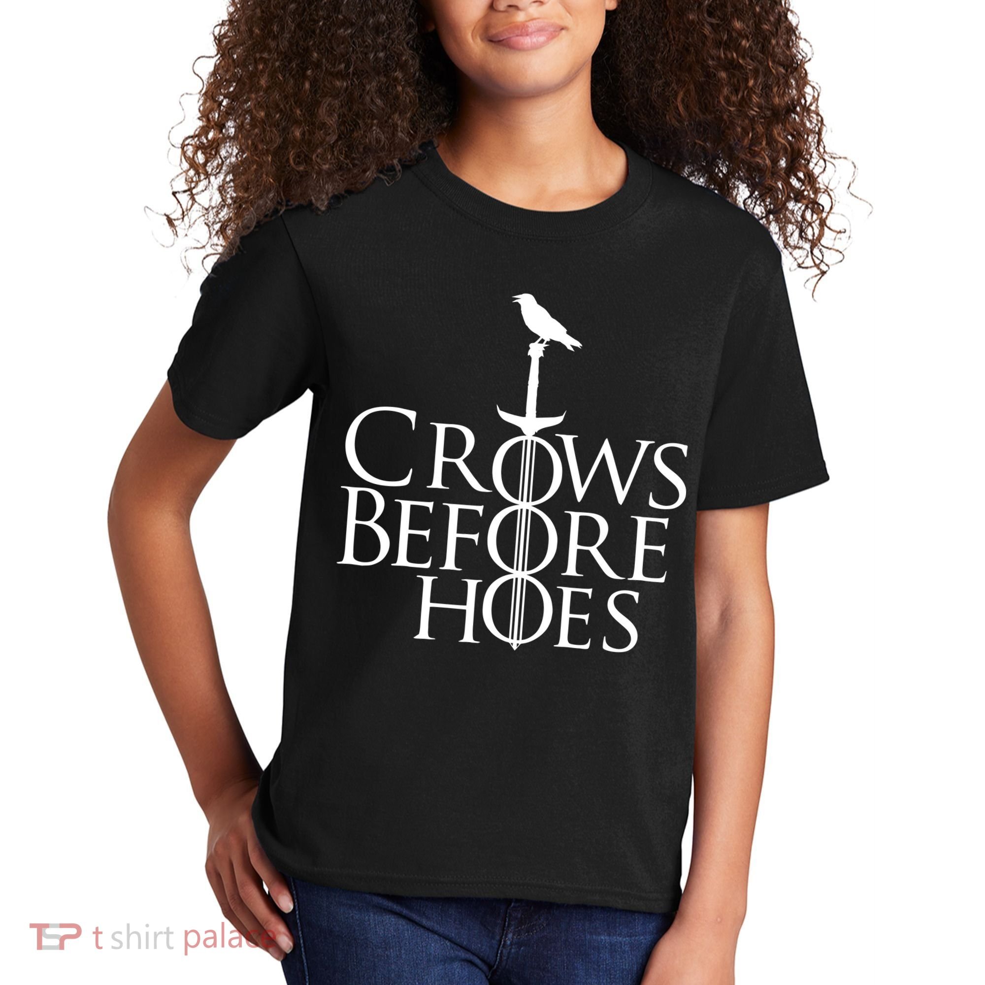 Crows Before Hoes Kids T-Shirt