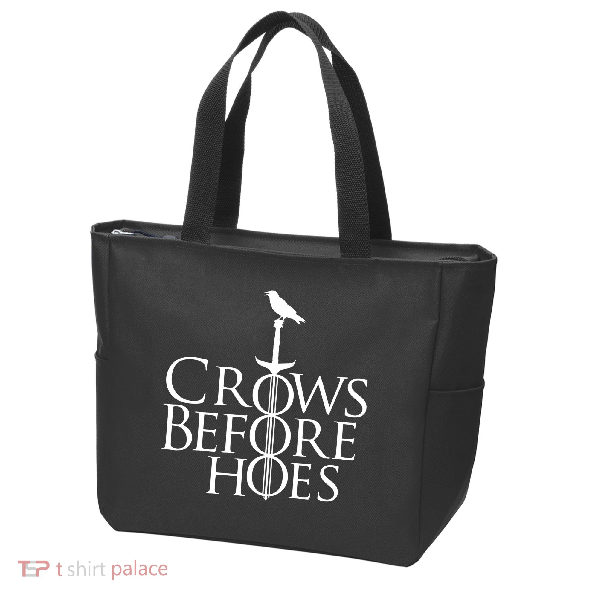 Crows Before Hoes Tote Bag