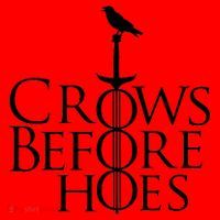 Crows Before Hoes Santa Hat thumb 1