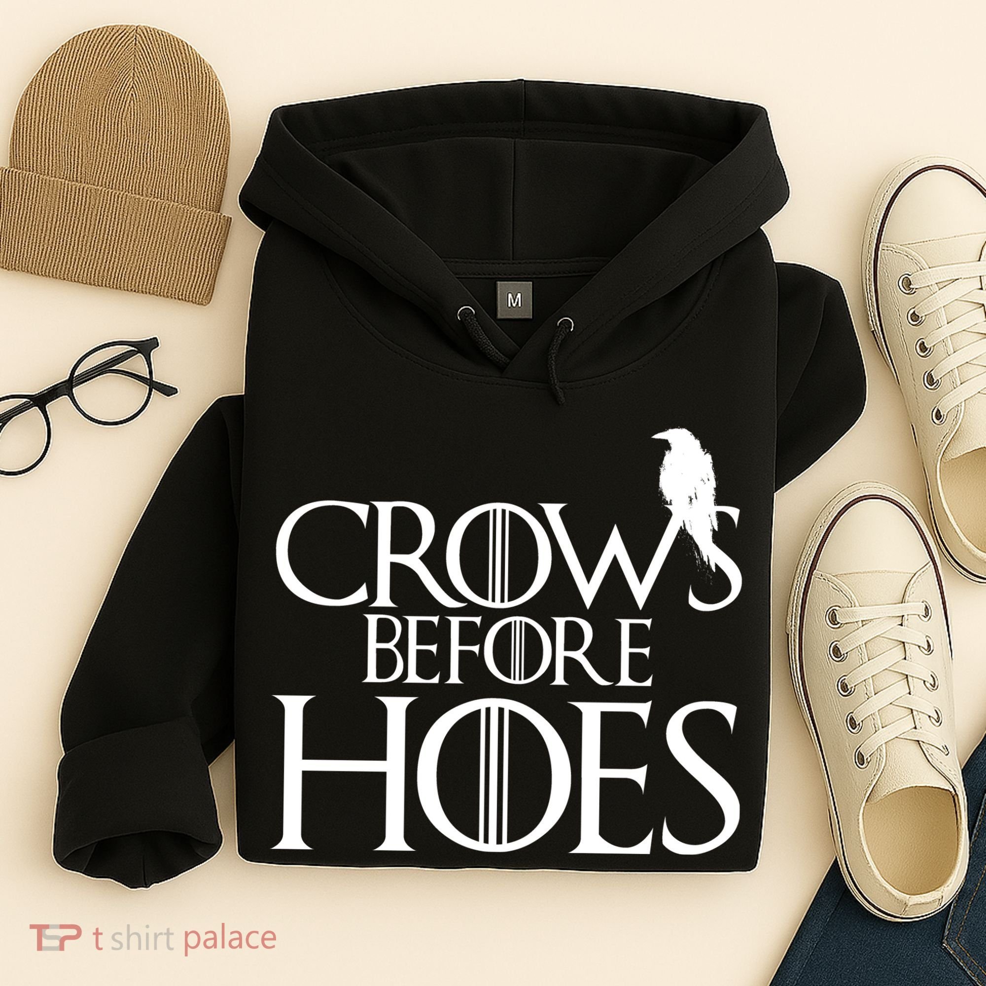 Crows Before Hoes Funny Tv Series Hoodie