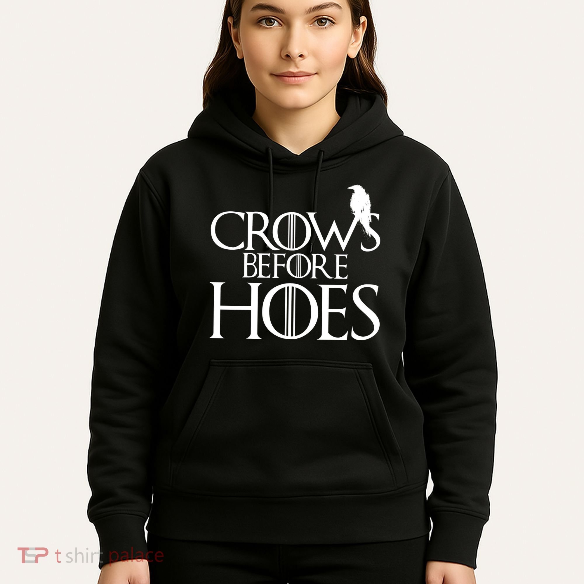 Crows Before Hoes Funny Tv Series Hoodie