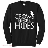 Crows Before Hoes Funny Tv Series Sweatshirt thumb 0