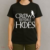Crows Before Hoes Funny Tv Series T-Shirt thumb 4
