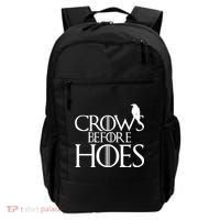 Crows Before Hoes Funny Tv Series Backpack thumb 0