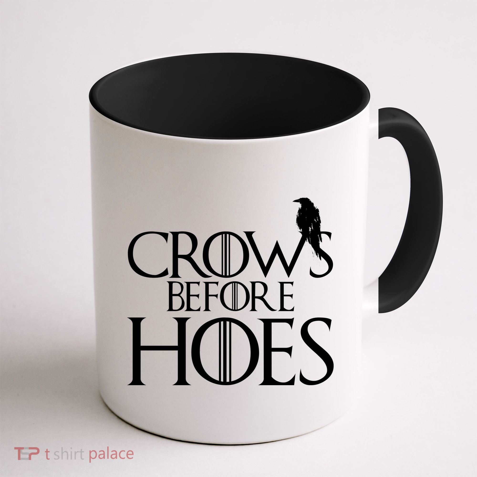 Crows Before Hoes Funny Tv Series Coffee Mug