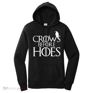 Crows Before Hoes Funny Tv Series Women's Hoodie