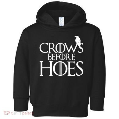 Crows Before Hoes Funny Tv Series Toddler Hoodie