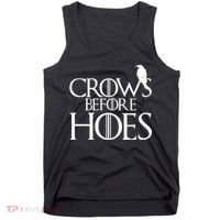 Crows Before Hoes Funny Tv Series Tank Top thumb 0