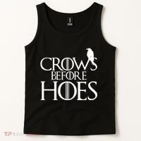 Crows Before Hoes Funny Tv Series Tank Top thumb 2