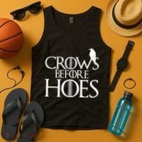 Crows Before Hoes Funny Tv Series Tank Top thumb 4