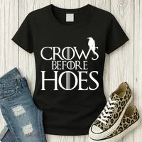 Crows Before Hoes Funny Tv Series Women's T-Shirt thumb 3