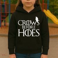 Crows Before Hoes Funny Tv Series Kids Hoodie thumb 3