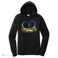 Cute Rainbow Paint Kitten Butterfly Heart Women's Hoodie thumb 0