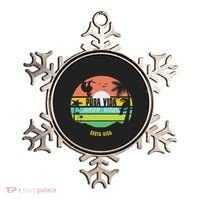 Costa Rica Pura Vida Tropical Sloth & Toucan Sunset Souvenir Ornament thumb 0