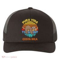 Costa Rica Pura Vida Sloth Yupoong Adult 5-Panel Trucker Hat thumb 0