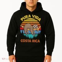 Costa Rica Pura Vida Sloth Hoodie thumb 2