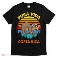 Costa Rica Pura Vida Sloth T-Shirt thumb 0