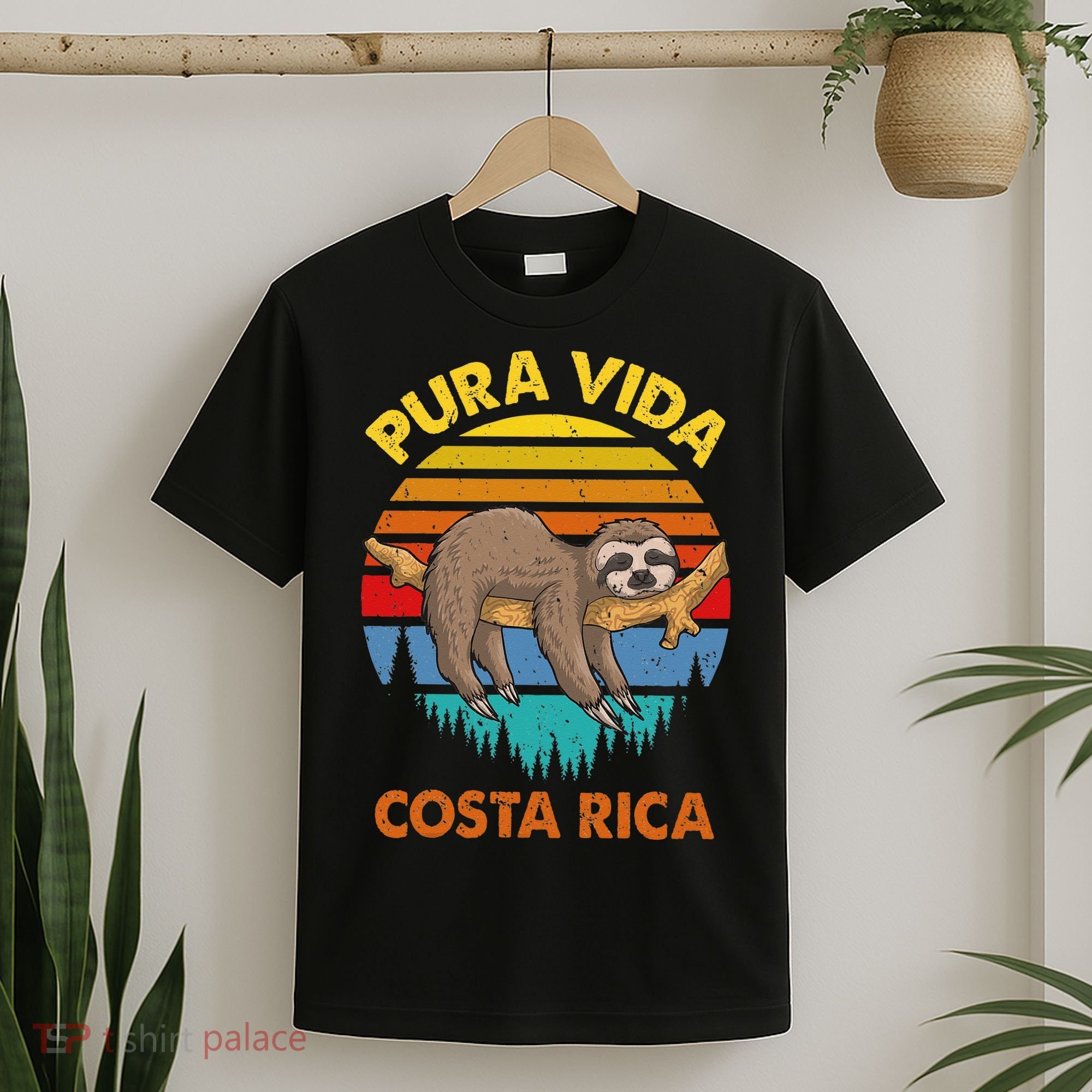 Costa Rica Pura Vida Sloth T-Shirt