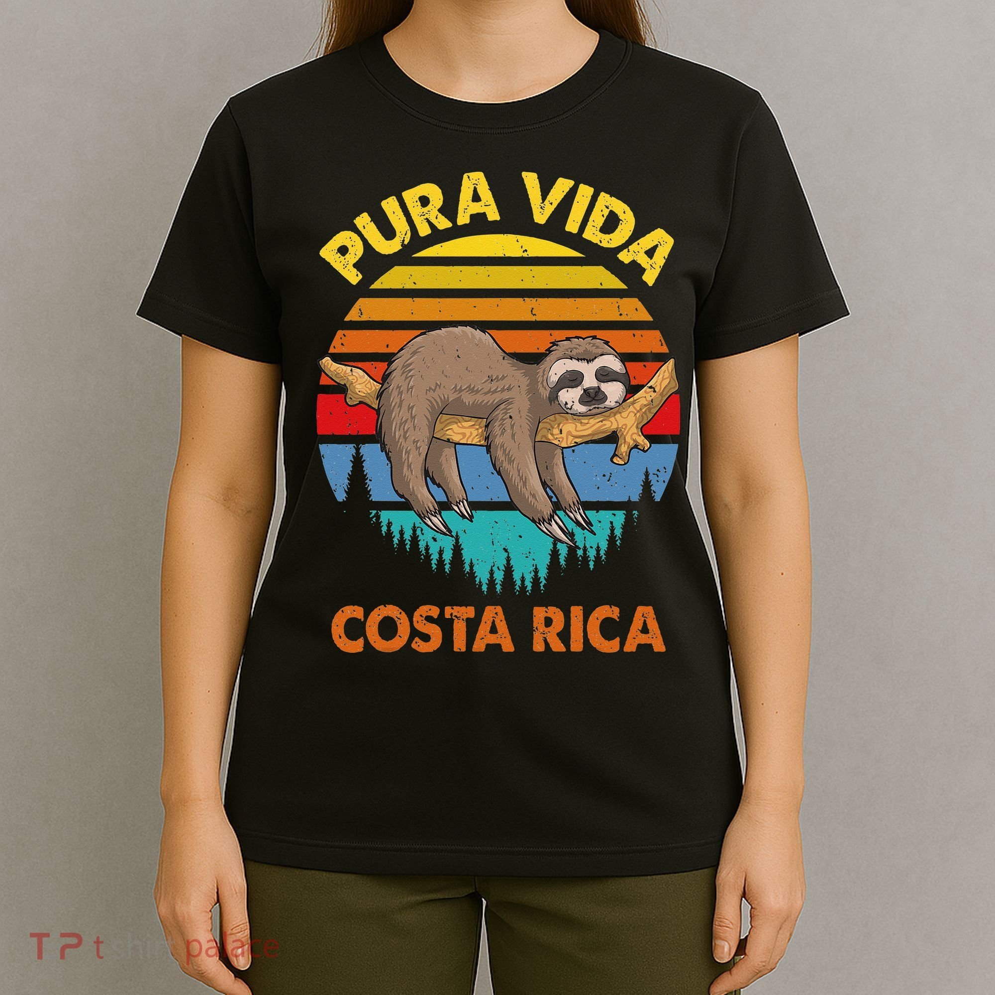 Costa Rica Pura Vida Sloth T-Shirt