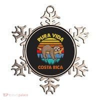 Costa Rica Pura Vida Sloth Ornament thumb 0