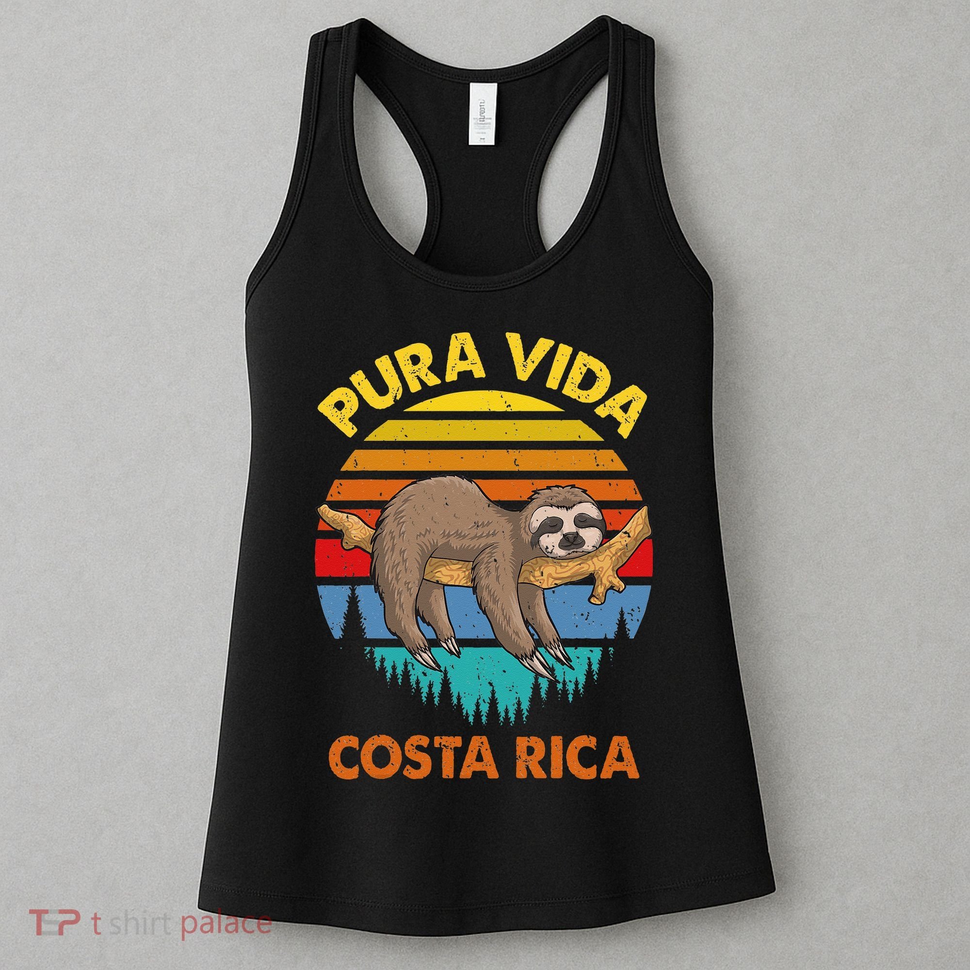 Costa Rica Pura Vida Sloth Women's Tank Top