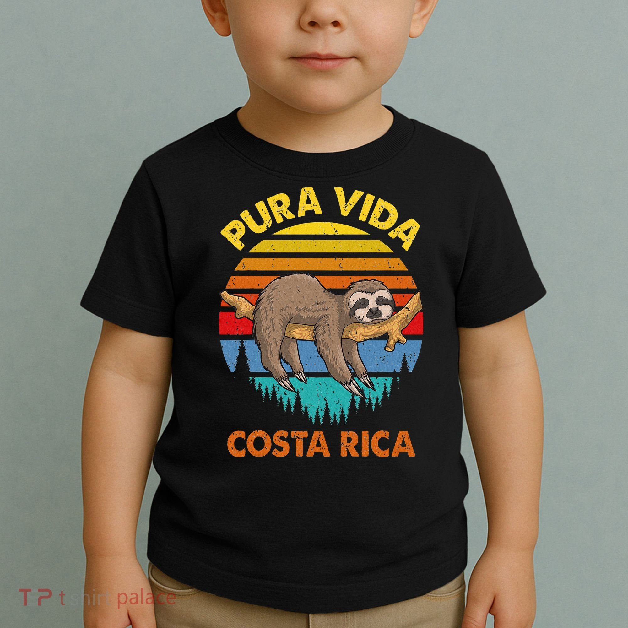 Costa Rica Pura Vida Sloth Toddler T-Shirt