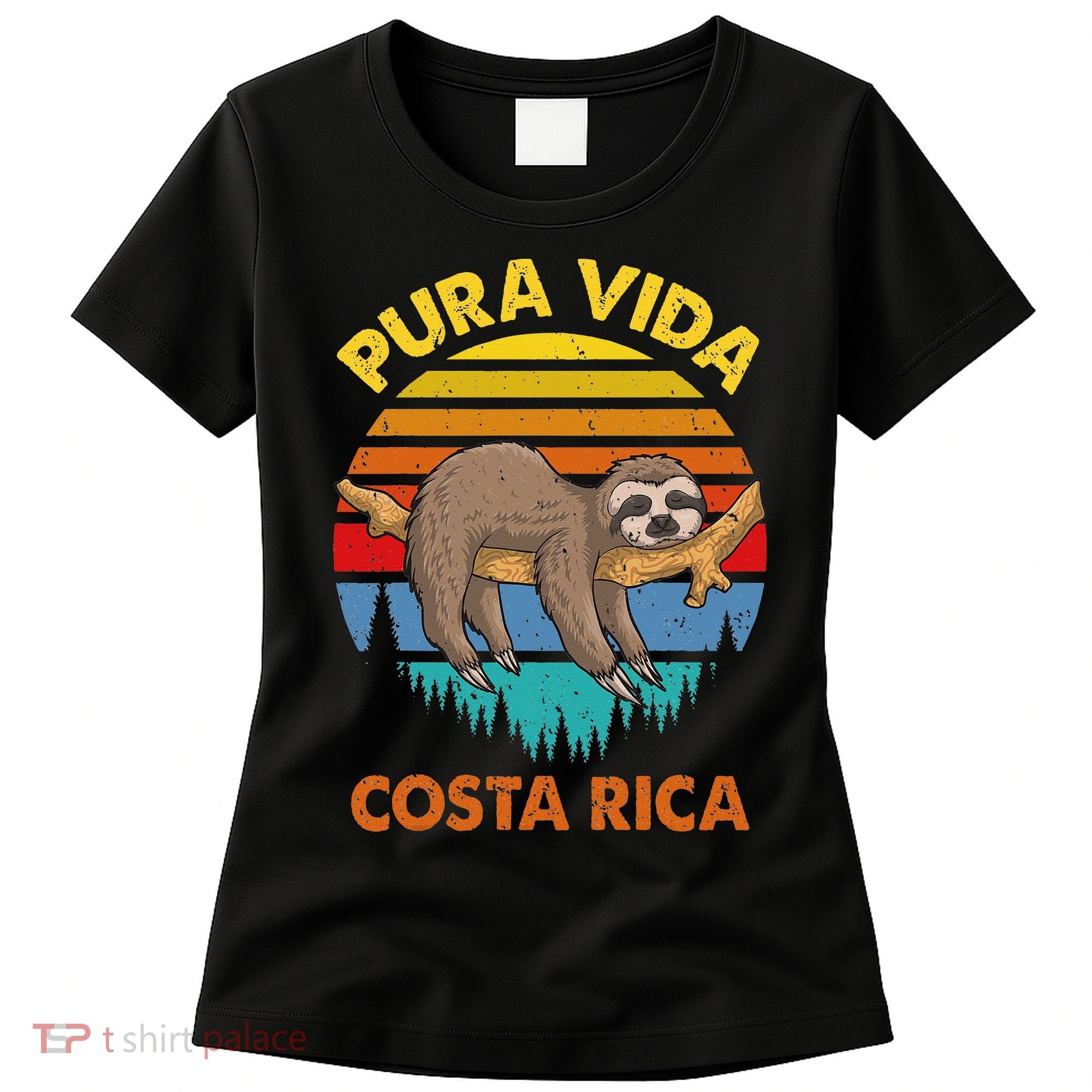 Costa Rica Pura Vida Sloth Women's T-Shirt