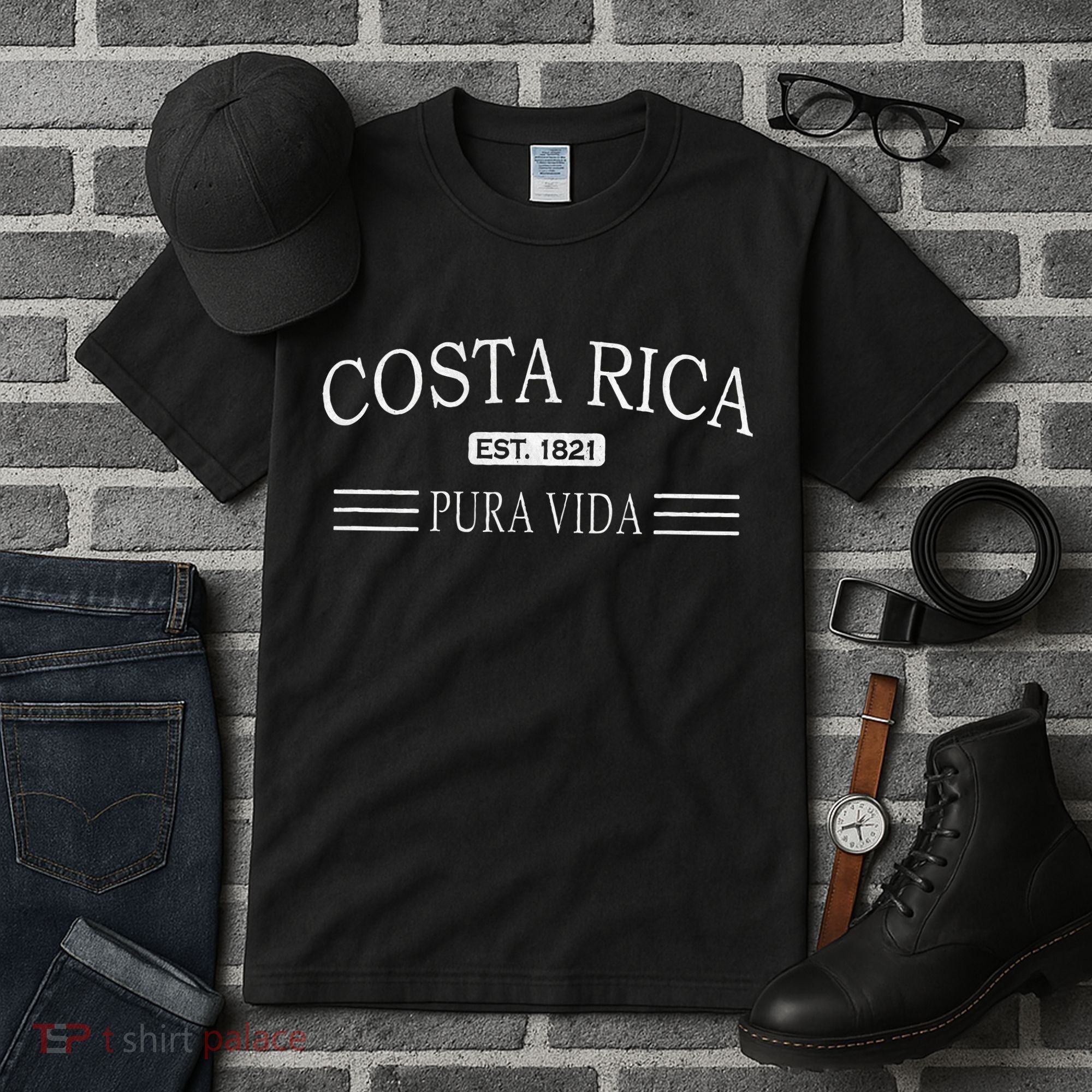 Costa Rica Pura Vida Tall T-Shirt