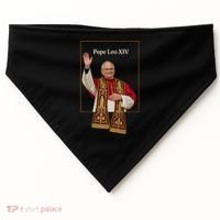 Cardinal Robert Prevost Pope Leo XIV USA-Made Doggie Bandana thumb 0