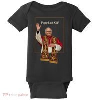 Cardinal Robert Prevost Pope Leo XIV Baby Bodysuit thumb 0