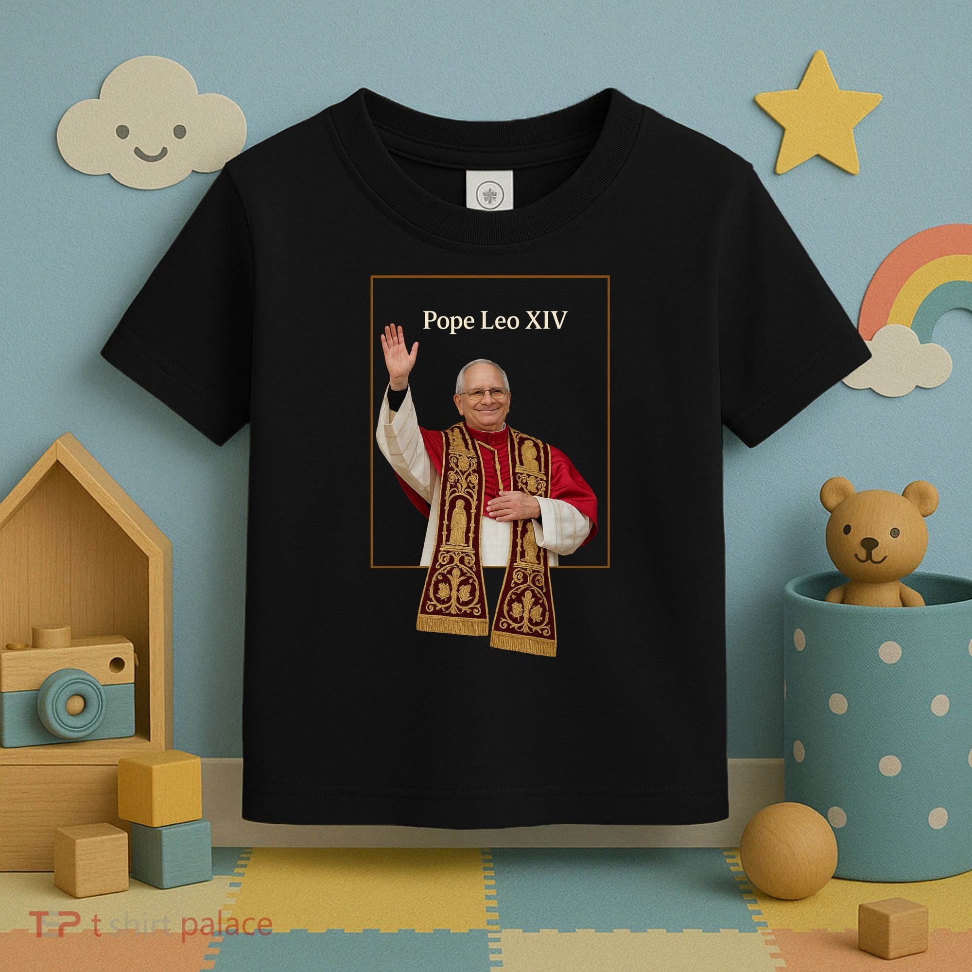 Cardinal Robert Prevost Pope Leo XIV Toddler T-Shirt