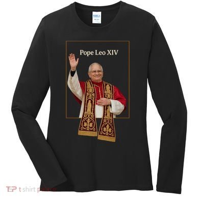 Cardinal Robert Prevost Pope Leo XIV Women's Long Sleeve Shirt