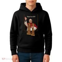 Cardinal Robert Prevost Pope Leo XIV Kids Hoodie thumb 4