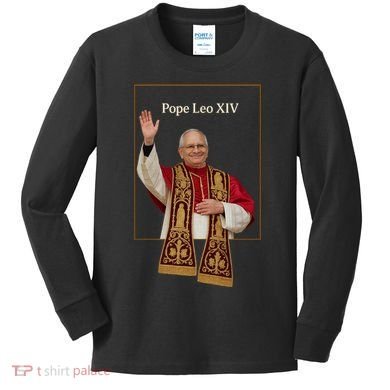 Cardinal Robert Prevost Pope Leo XIV Kids Long Sleeve Shirt