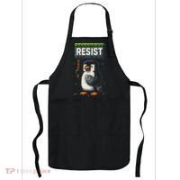 Cool Resist Penguin Funny Pixel Art Gamer Apron thumb 0