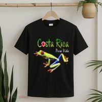 Costa Rica Pura Vida Travel Souvenir Vacation Frog Nature T-Shirt thumb 2