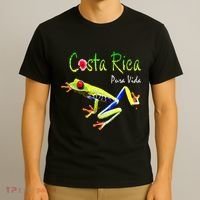Costa Rica Pura Vida Travel Souvenir Vacation Frog Nature T-Shirt thumb 3