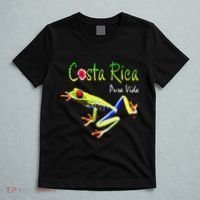 Costa Rica Pura Vida Travel Souvenir Vacation Frog Nature T-Shirt thumb 5