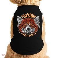 Cute Red Panda Leaf Petal Face Doggie Tank thumb 0