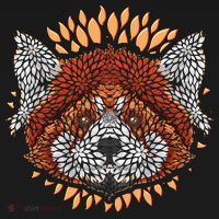 Cute Red Panda Leaf Petal Face Pajama Set thumb 2