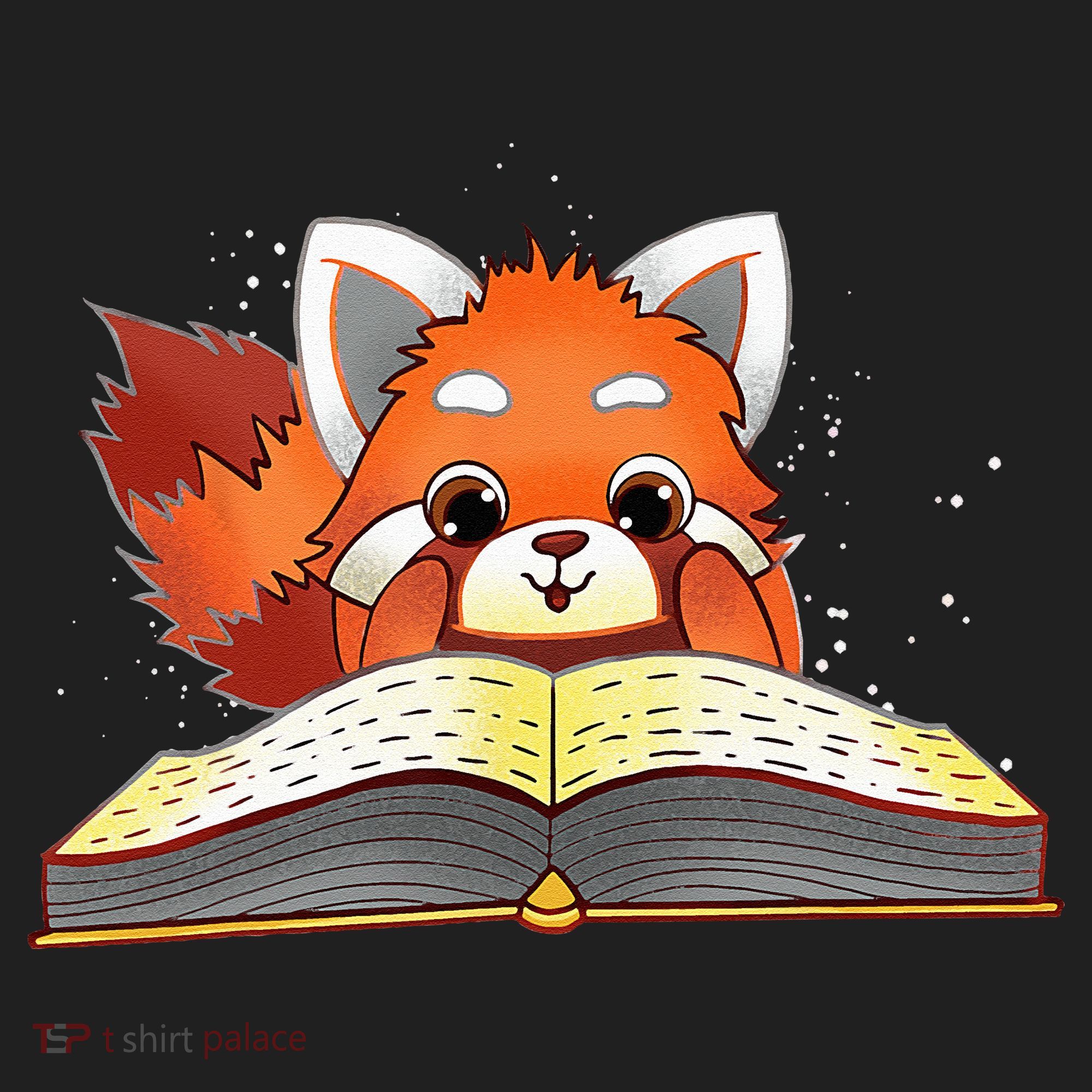 Cute Red Panda Reading A Book Lover Bookworm Love Beanie