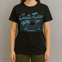 Costa Rica Pura Vida Vintage Distressed Beach T-Shirt thumb 4