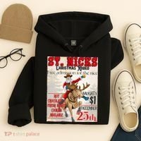 Christmas Rodeo Poster Western Christmas Hoodie thumb 4
