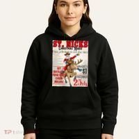 Christmas Rodeo Poster Western Christmas Hoodie thumb 5
