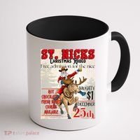 Christmas Rodeo Poster Western Christmas Coffee Mug thumb 1