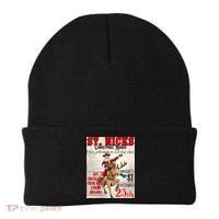 Christmas Rodeo Poster Western Christmas Beanie thumb 0