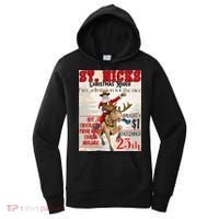 Christmas Rodeo Poster Western Christmas Women's Hoodie thumb 0