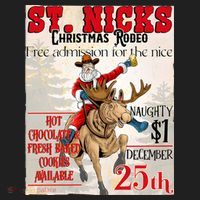 Christmas Rodeo Poster Western Christmas Tumbler thumb 3