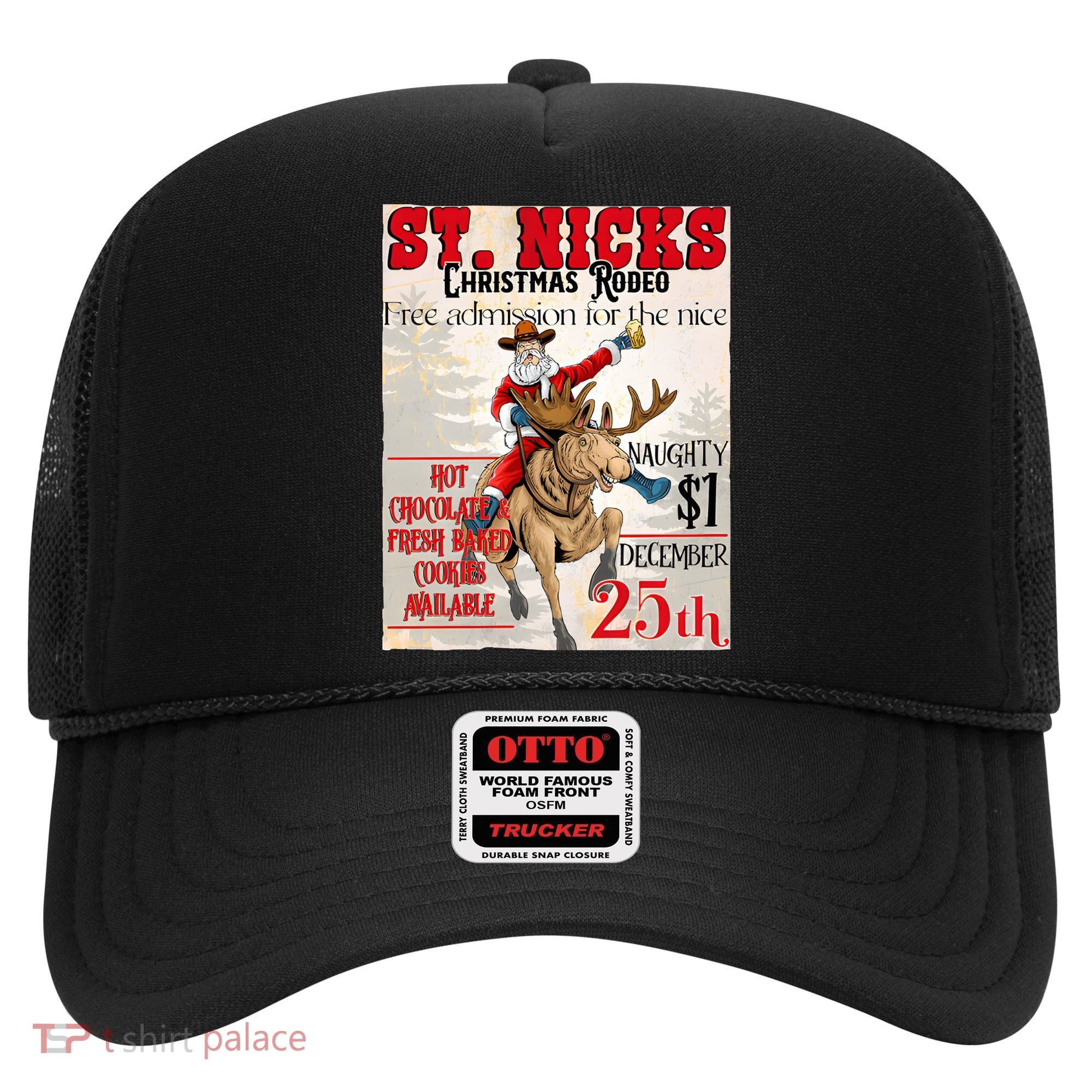 Christmas Rodeo Poster Western Christmas Hat